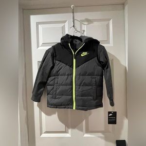 Nike hoodie/vest jacket; BNWT; Boys size 6